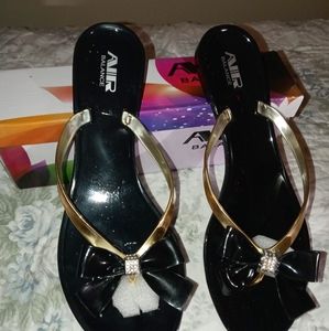 Air walk jelly flip flops